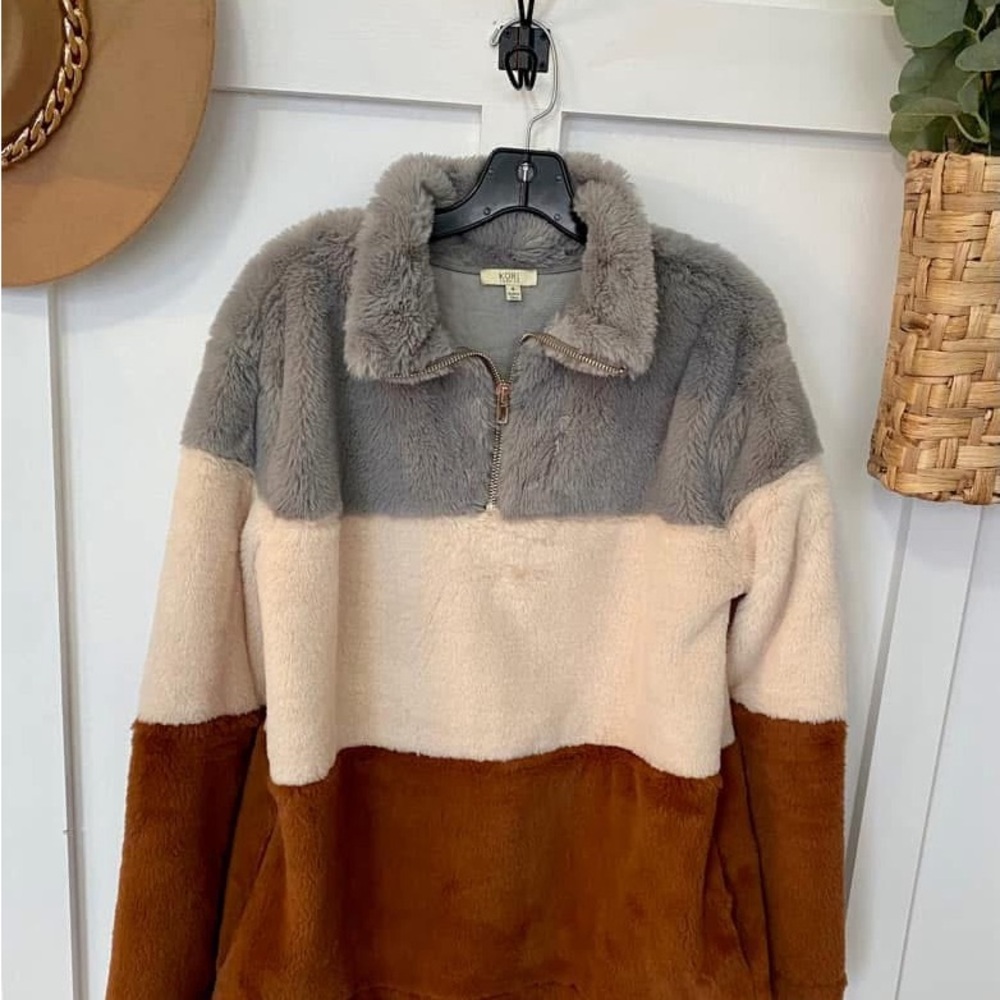 Colorblock Fleece Jacket